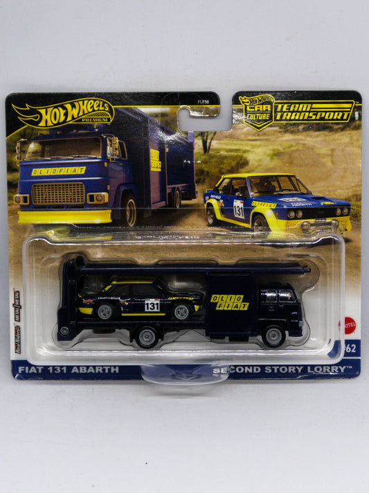 Hot Wheels Team Transport: Fiat 131 Abarth + Second Story Lorry *ERROR