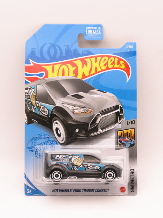 Hot Wheel Ford Transit Connect Srebrny