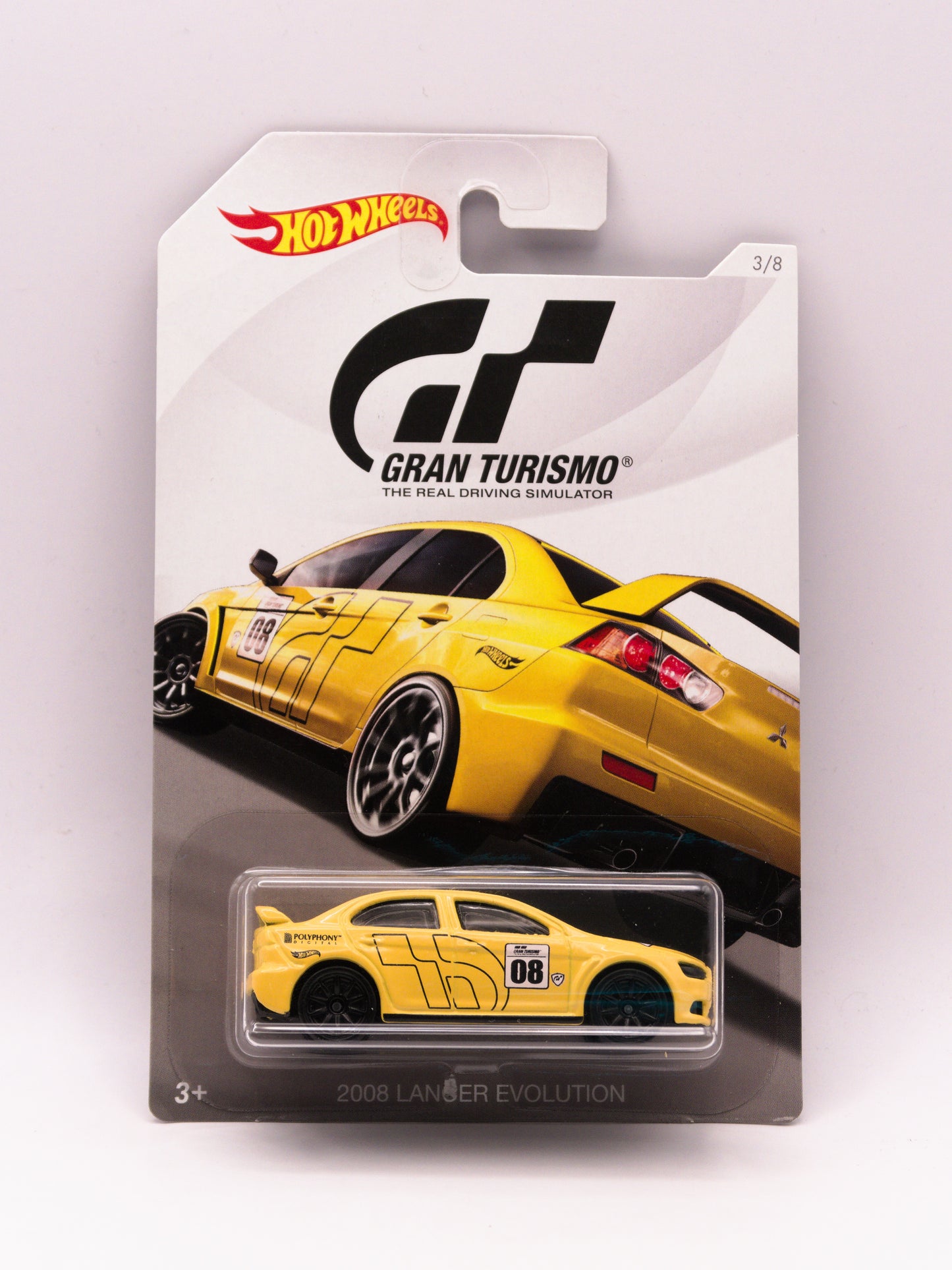 Gran Turismo 2008 Mitsubishi Lancer Evolution Żółty