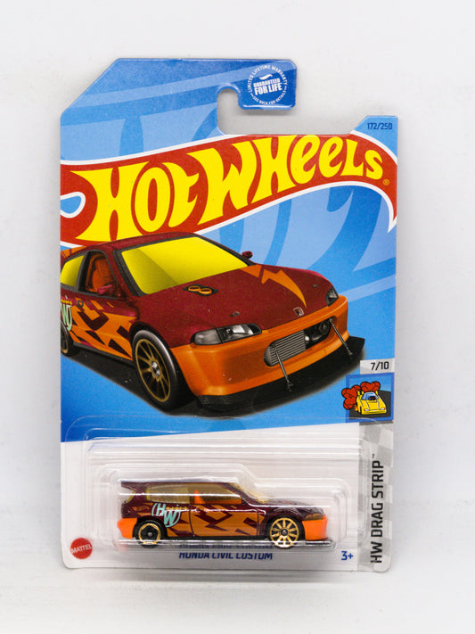 Honda Civic Custom Pomarańczowa - KROGER Exclusive *Haczyk