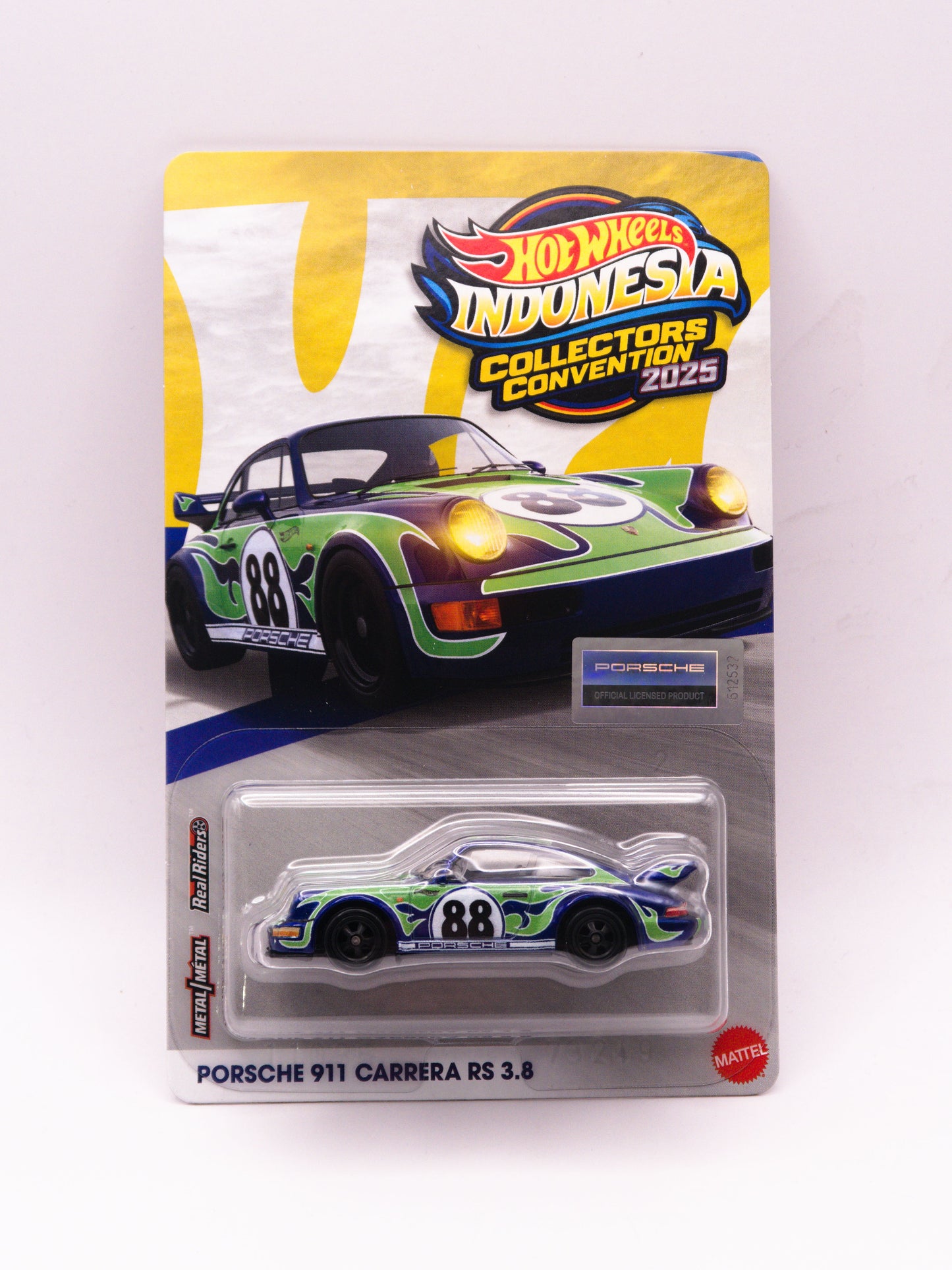 Hot Wheels Indonesia Convention 2025 Porsche 911 Carrera RS 3.8 Fioletowy PARA