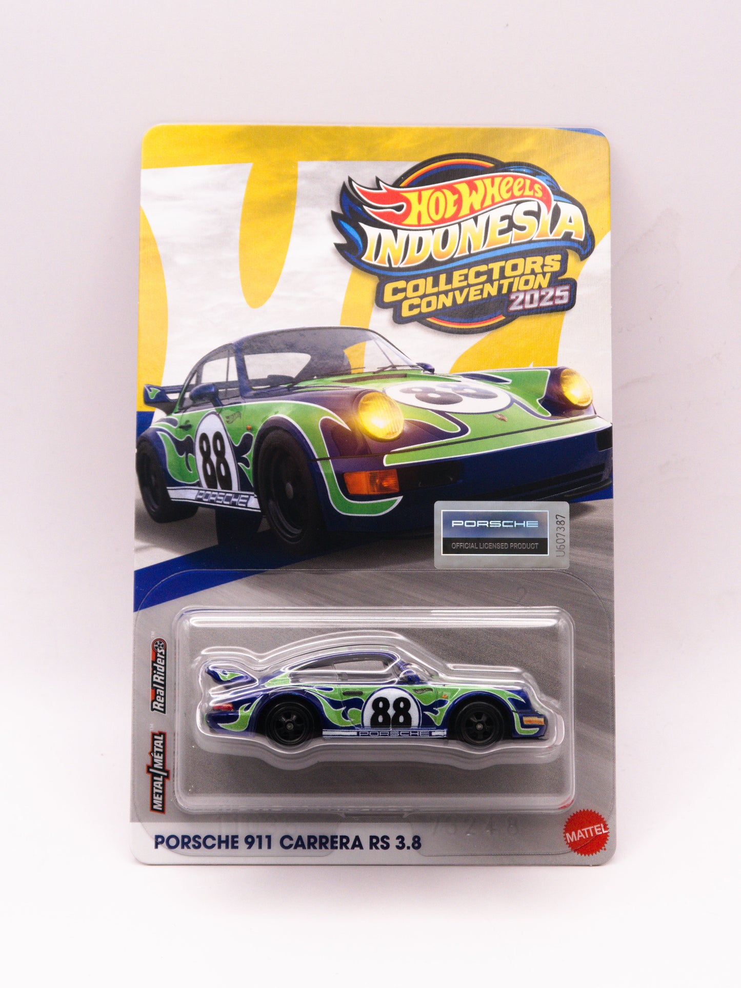 Hot Wheels Indonesia Convention 2025 Porsche 911 Carrera RS 3.8 Fioletowy PARA