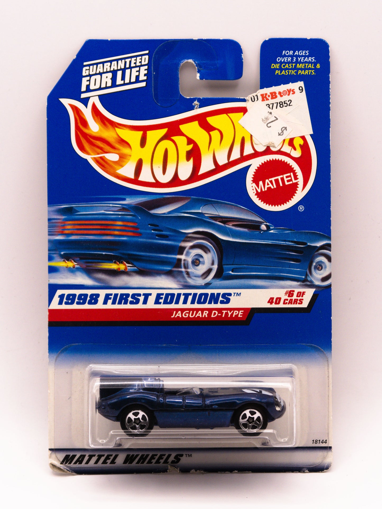 Jaguar D-Type Niebieski *Karta+Naklejka