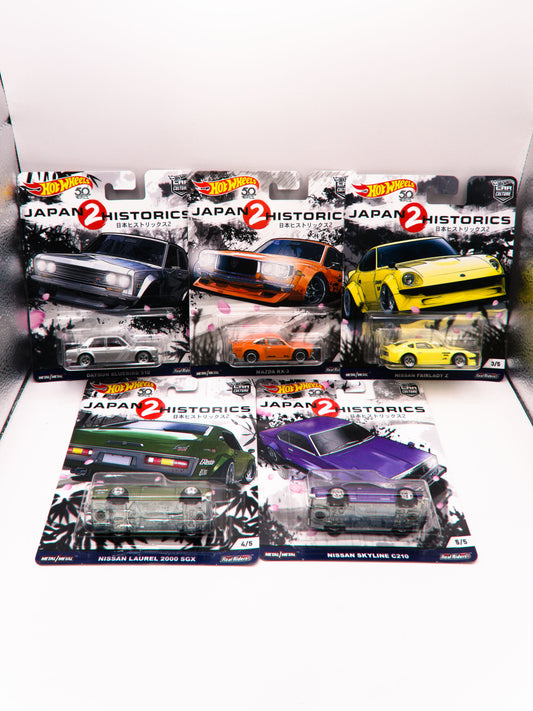 Set 5 Autek - Japan Historics 2 - Datsun, Mazda, Nissan