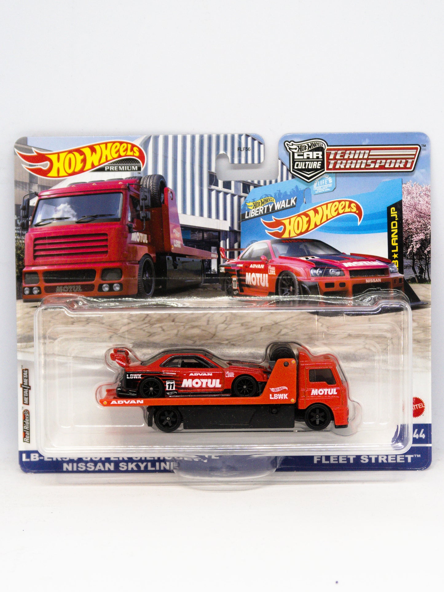 Team Transport LB-ER34 Super Silhouette Nissan Skyline Czerwony