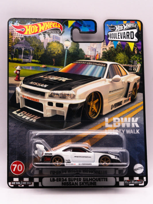 Nissan Skyline LB-ER34 Skyline R34 Super Silhouette Premium Biały Boulevard #70