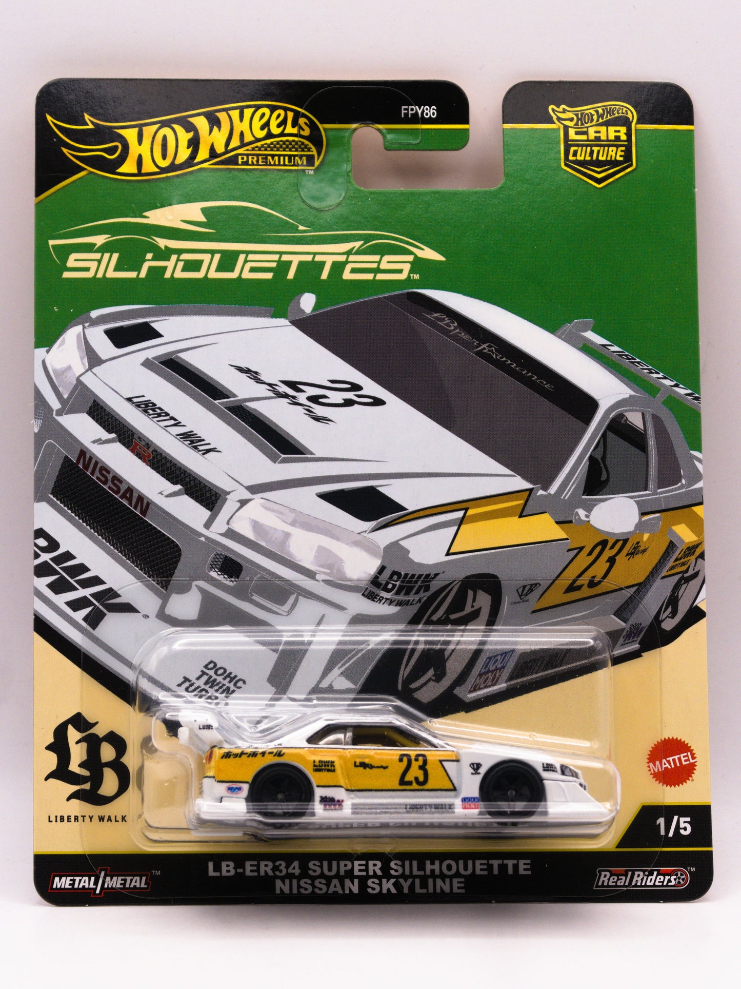 Nissan Skyline R34 LB-ER34 Silhouette Liberty Walk Biały