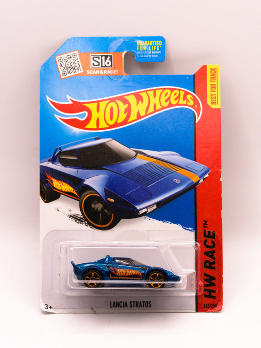 HOT WHEELS Lancia Stratos Niebieski *Uszkodzona Karta