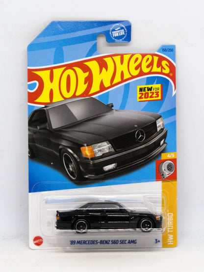 '89 Mercedes-Benz 560 SEC AMG Czarny *Karta