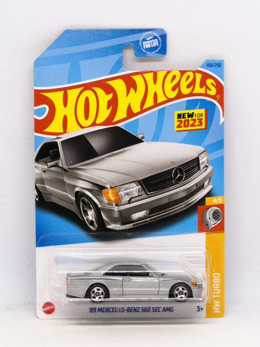 '89 Mercedes-Benz 560 SEC AMG Srebrny