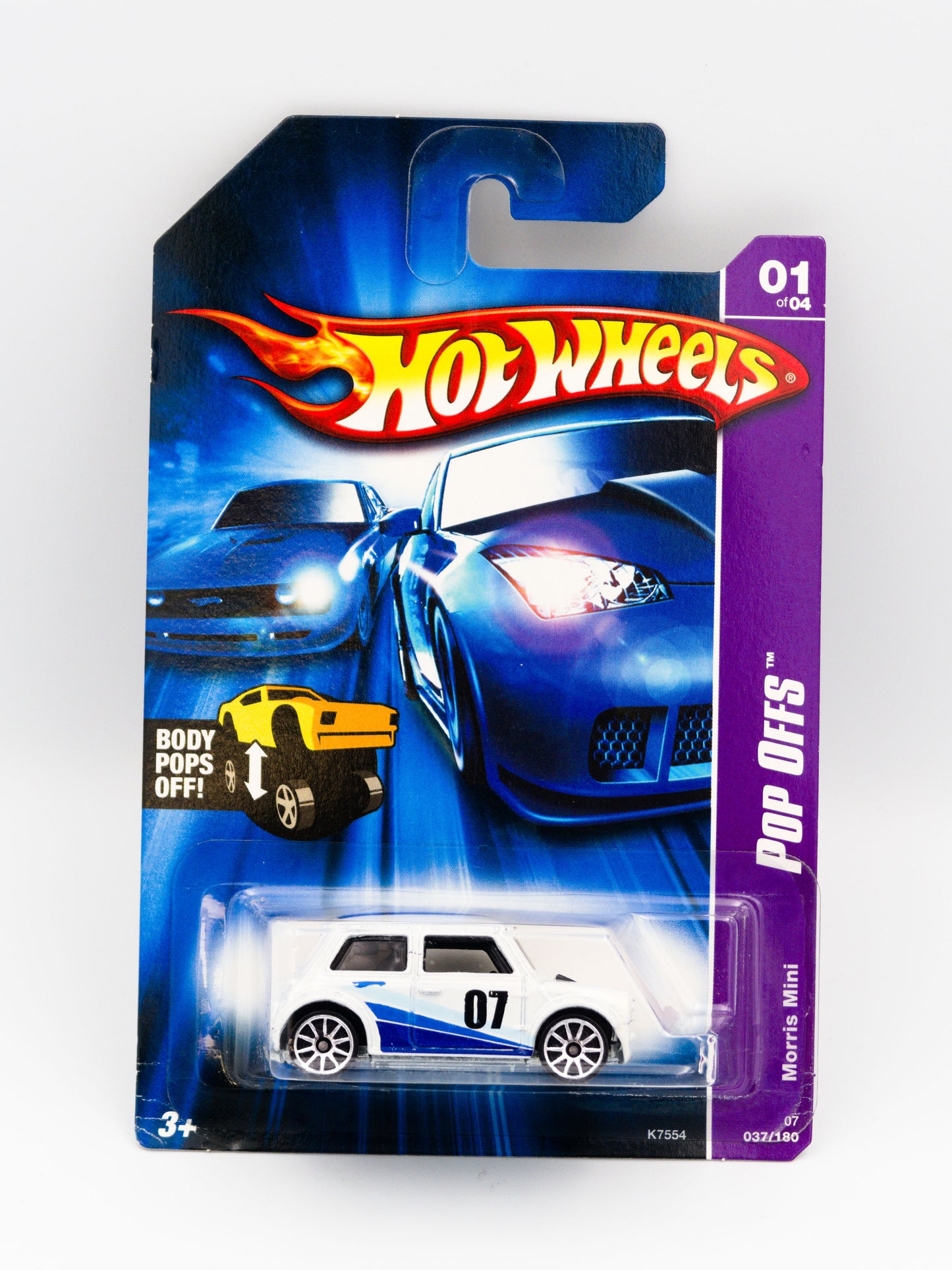 Mini Morris Pop Offs Biały