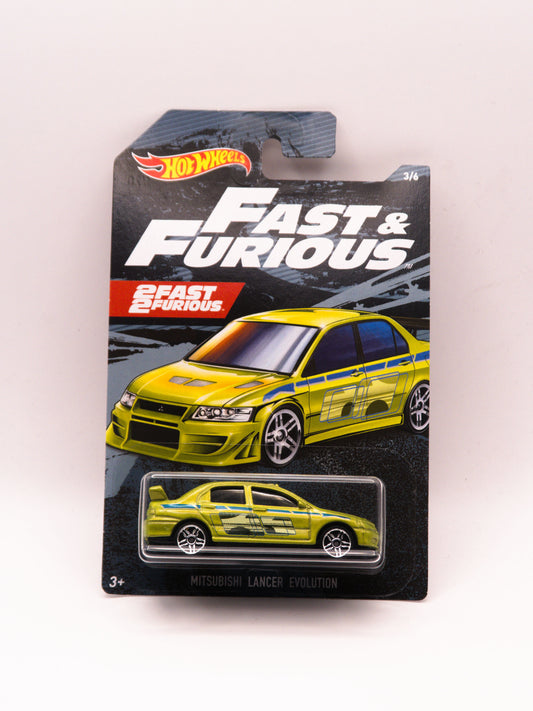 Mitsubishi Lancer Evolution Fast and Furious Zielony