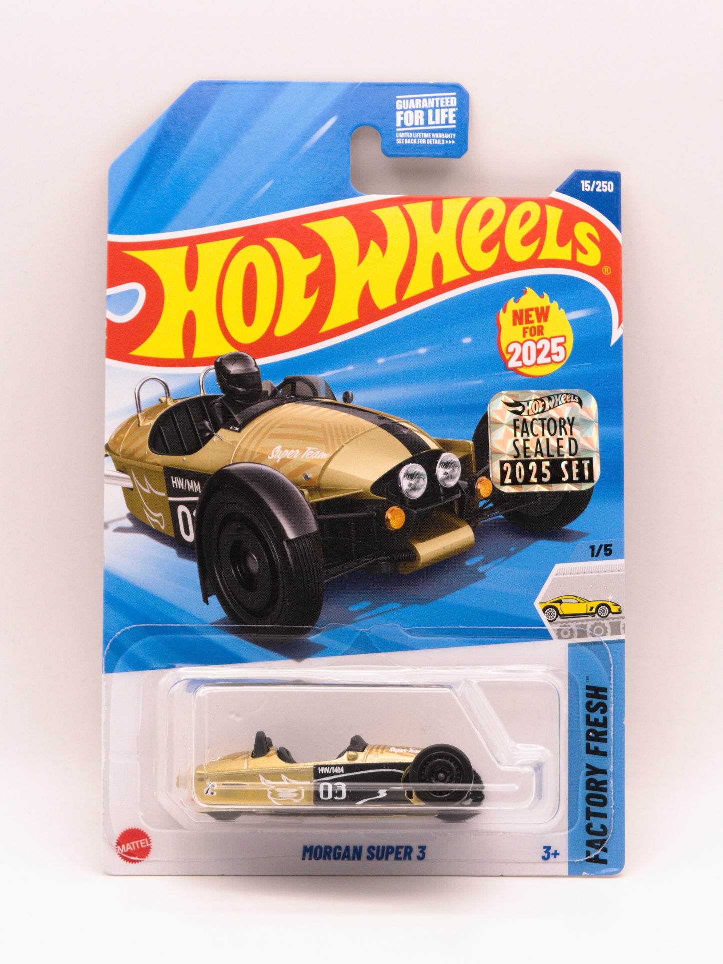 Morgan Super 3 Exclusive Recolor Factory Sealed Złoty
