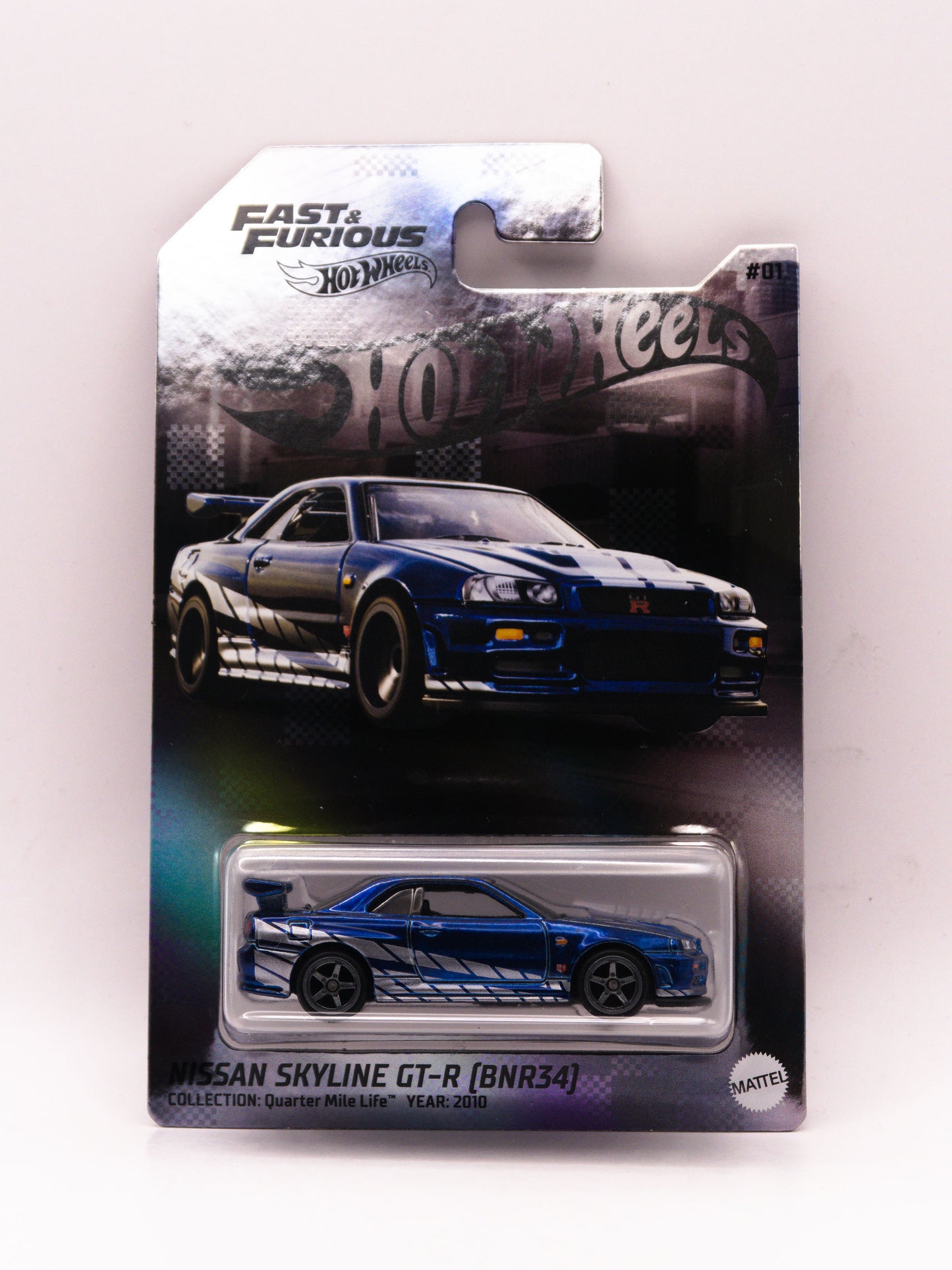 NFT Nissan Skyline R34 Fast and Furious Niebieski