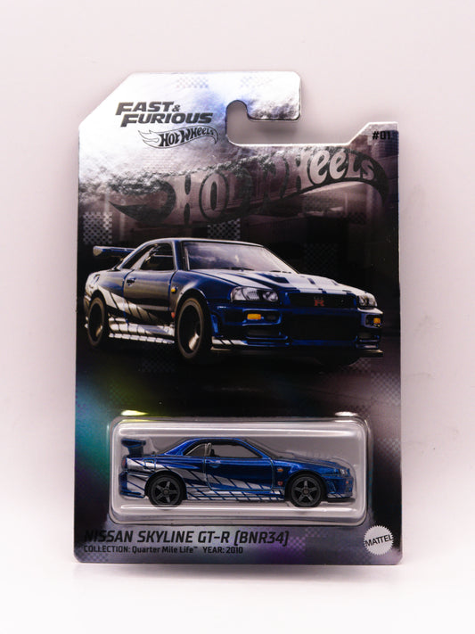 NFT Nissan Skyline R34 Fast and Furious Niebieski