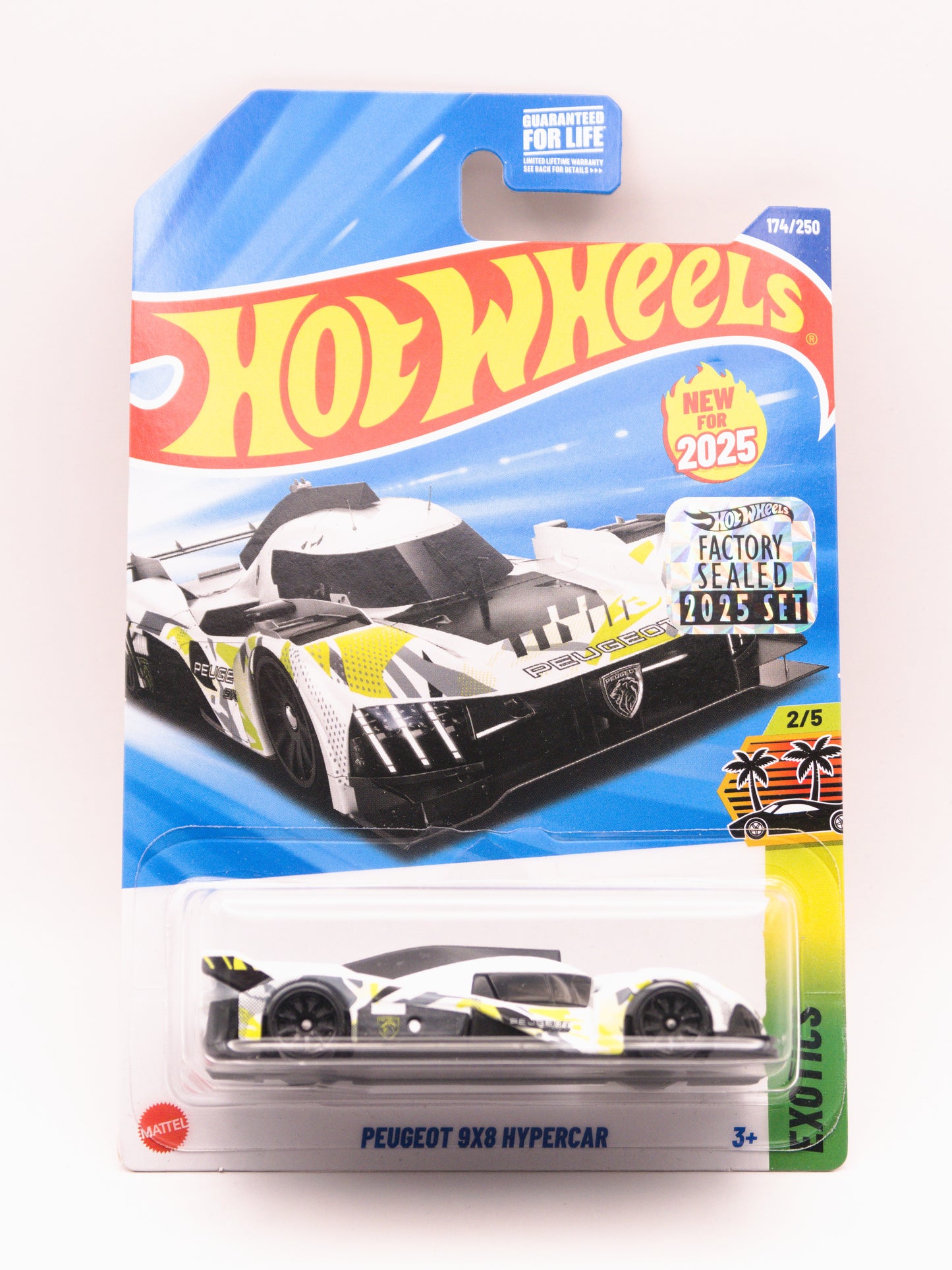 Peugeot 9X8 Hypercar Biały Factory Sealed