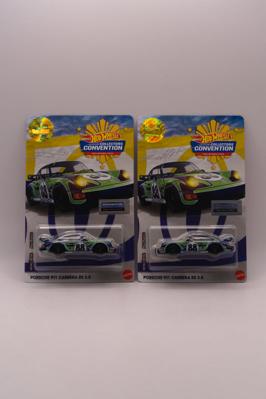 Hot Wheels Philipines Convention 2025 Porsche 911 Carrera RS 3.8 Fioletowy PARA *PODPIS!
