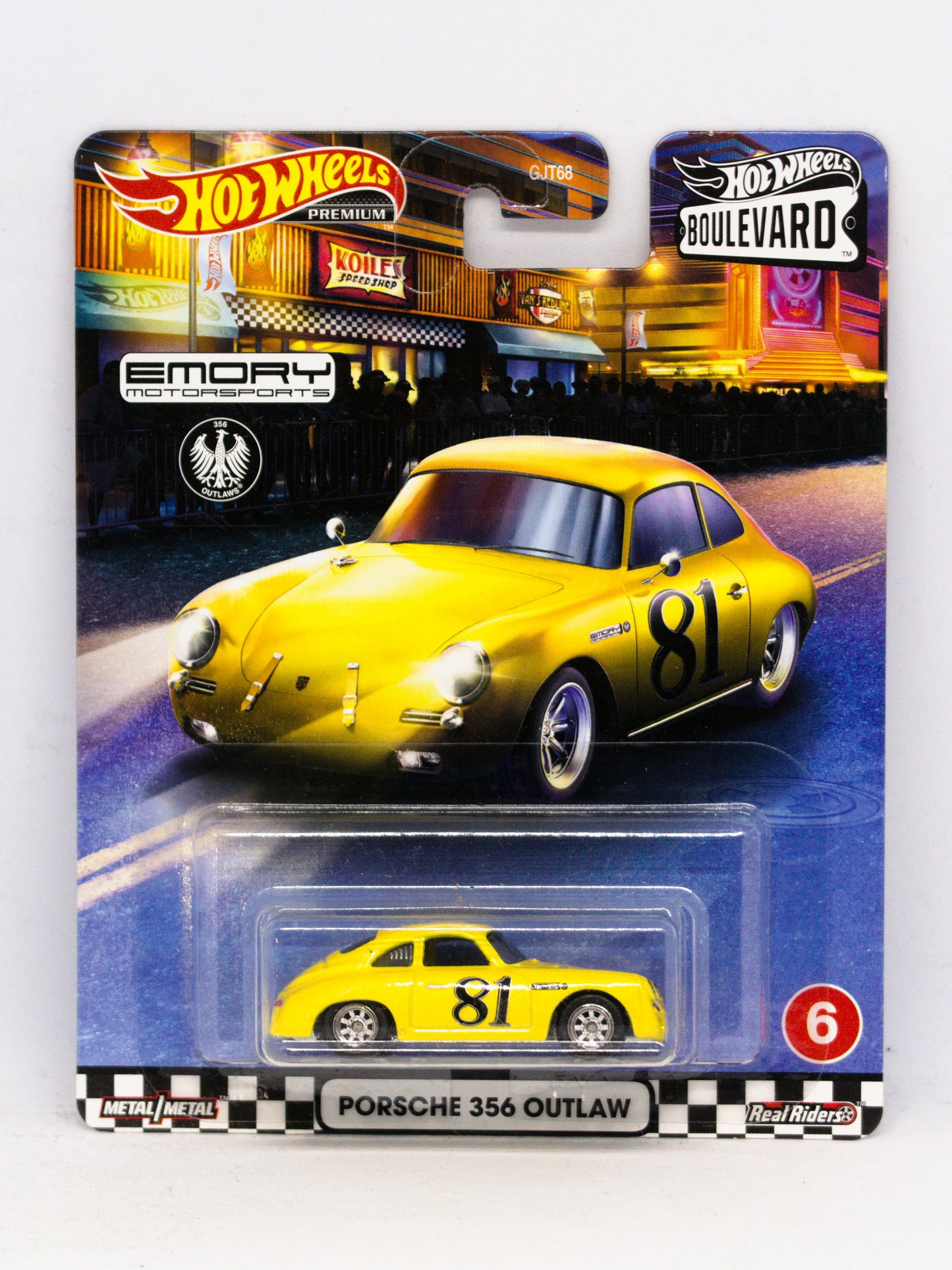 Porsche 356 Outlaw Premium Boulevard #6 Żółty