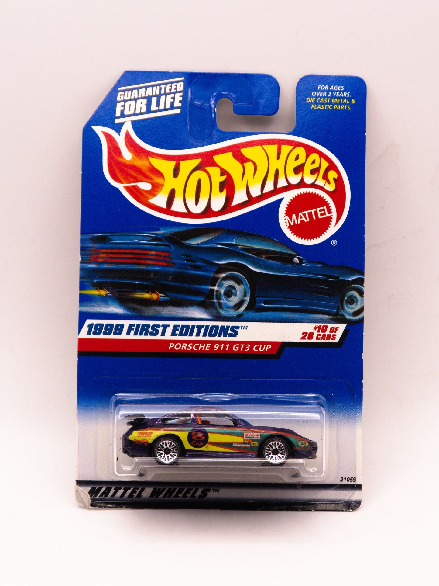 Porsche 911 GT3 Cup Fioletowy *Róg Karty