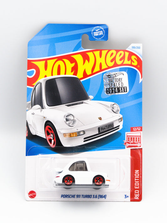 Porsche 911 Turbo 3.6 (964) Biały Tooned Red Edition Exclusive