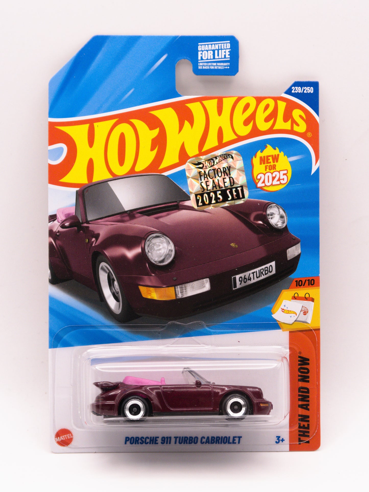 Porsche 911 Turbo Cabriolet Factory Sealed Fioletowy
