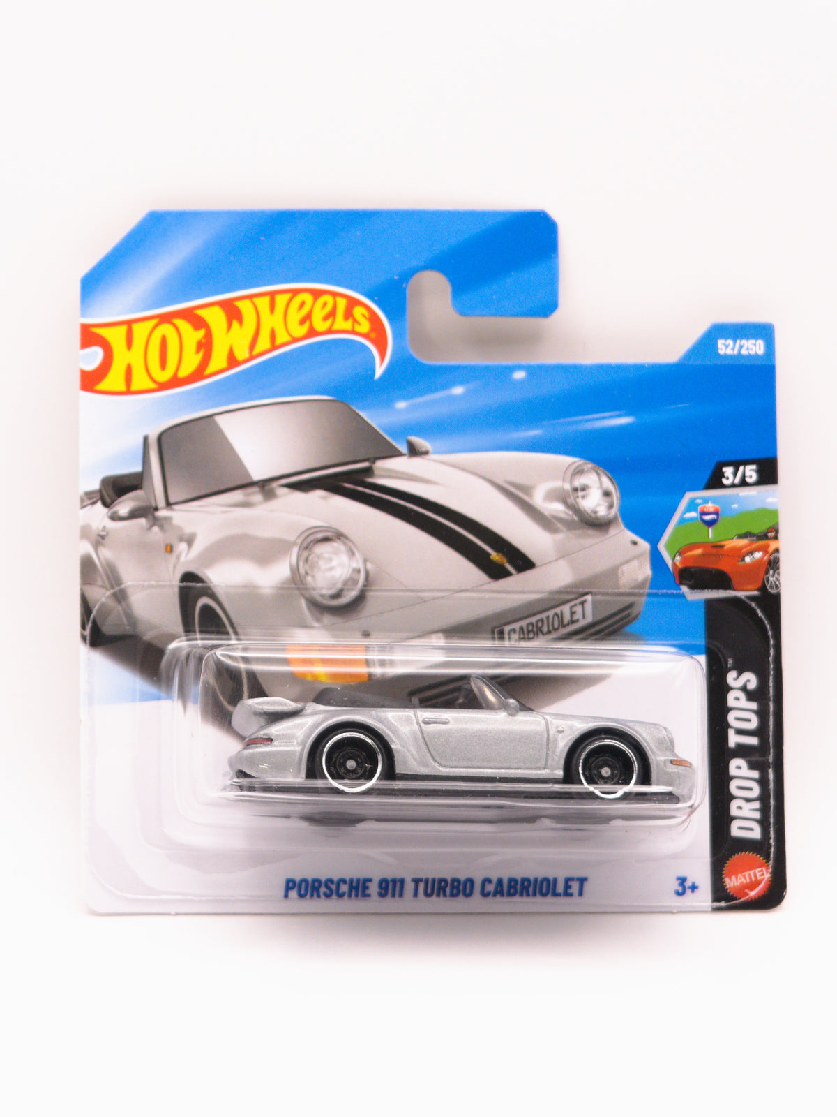 Porsche 911 Turbo Cabriolet Srebrny