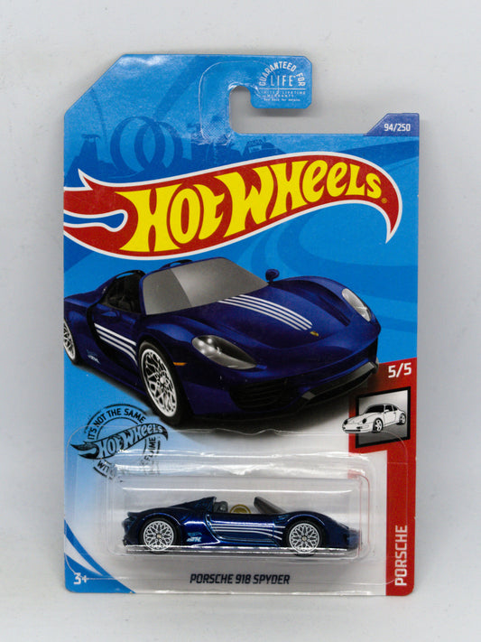 Super Treasure Hunt Porsche 918 Spyder Niebieski