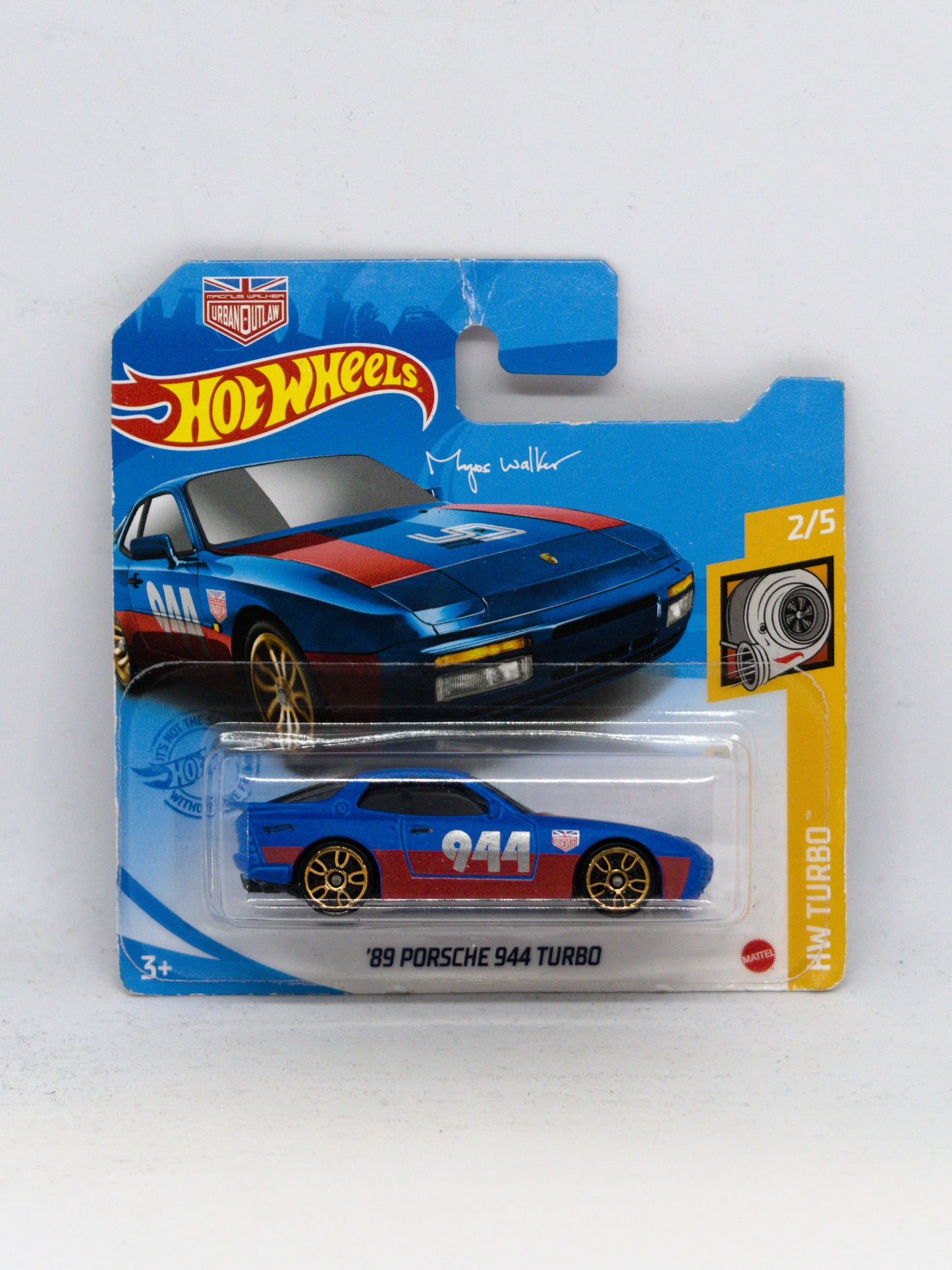 '89 Porsche 944 Turbo Niebieski Magnus KRÓTKA KARTA *Uszkodzony