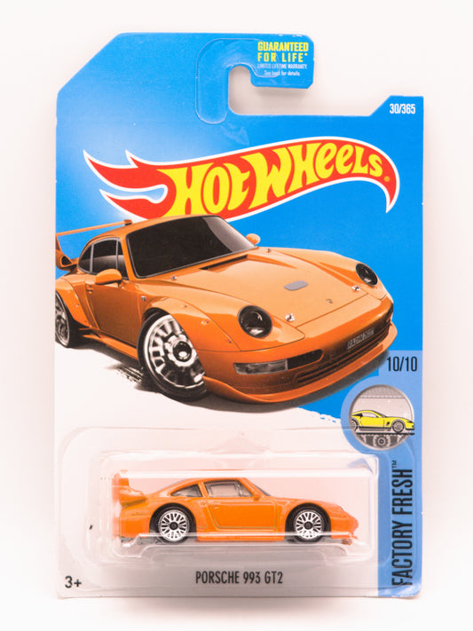 Porsche 993 GT2 Pomarańczowy *Karta + Blister