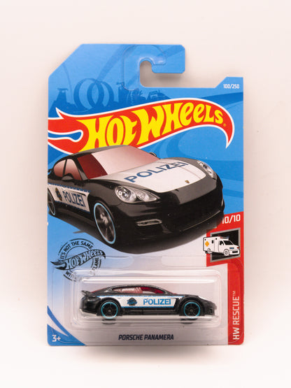 Porsche Panamera Polizei Czarna *Blister