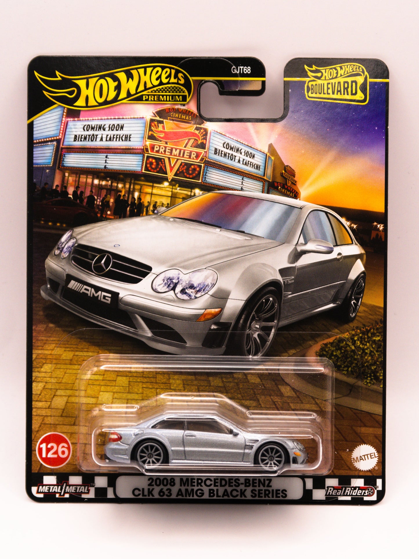 2008 Mercedes-Benz CLK 63 AMG Black Series Boulevard #126 Premium Srebrny