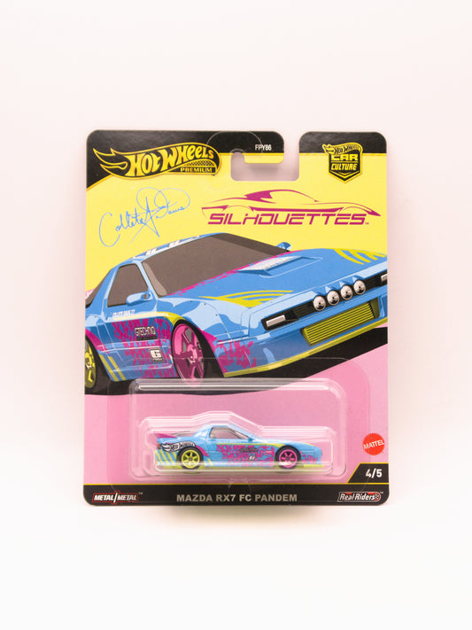 Mazda RX7 FC Pandem Premium Silhouettes Niebieski
