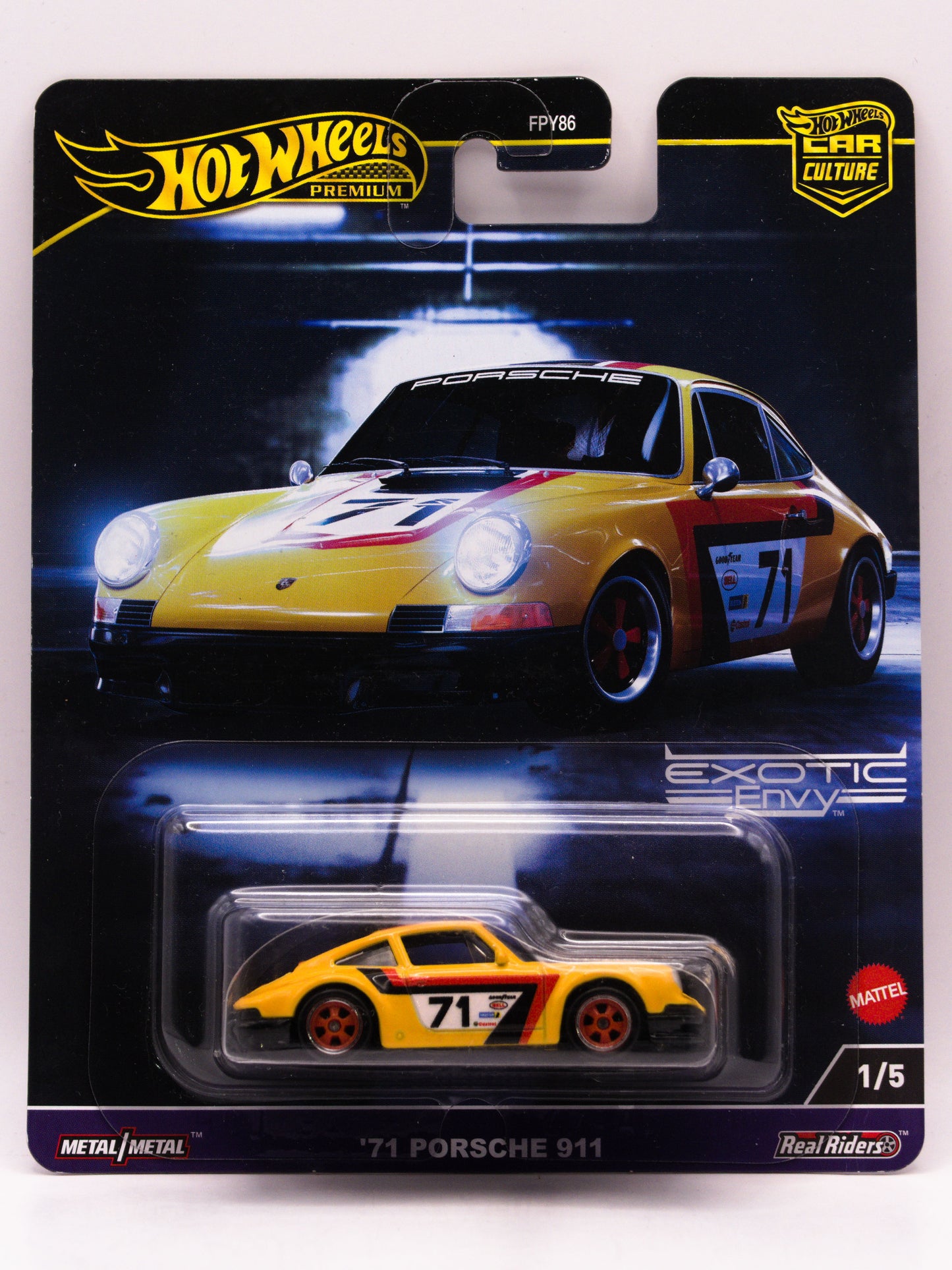 '71 Porsche 911 Premium Żółty