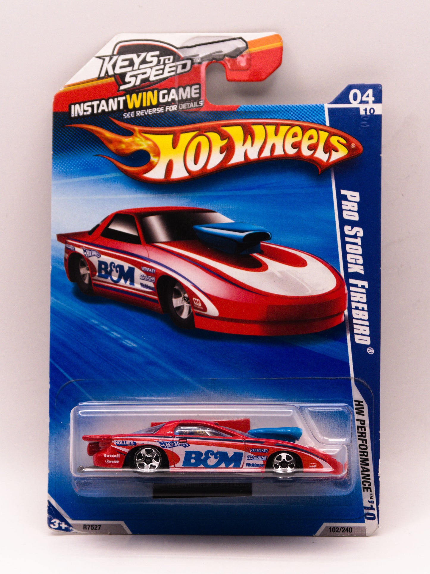 Pro Stock Firebird Czerwony *Róg Karty