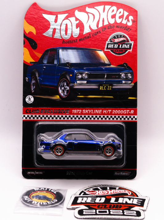Red Line Club 1972 Nissan Skyline H/T 2000 GT-R Niebieski