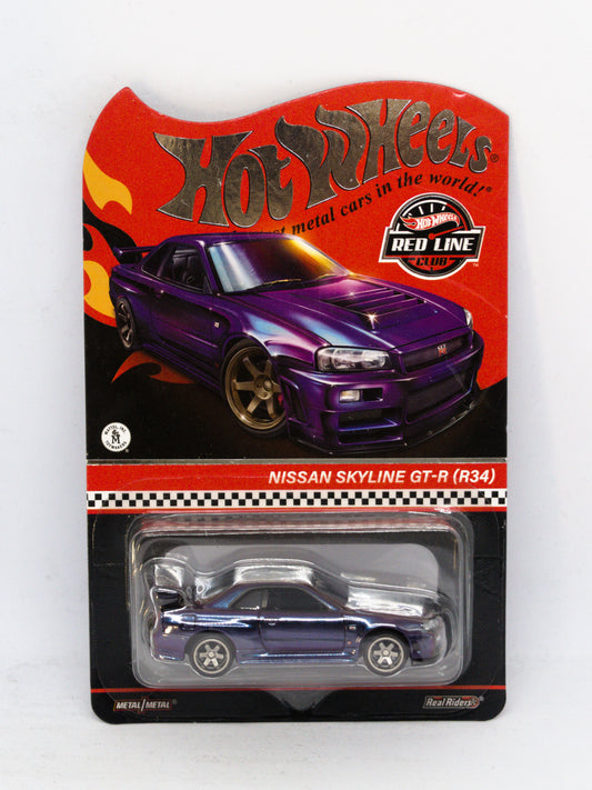 Red Line Club Nissan Skyline GT-R R34 Fioletowy