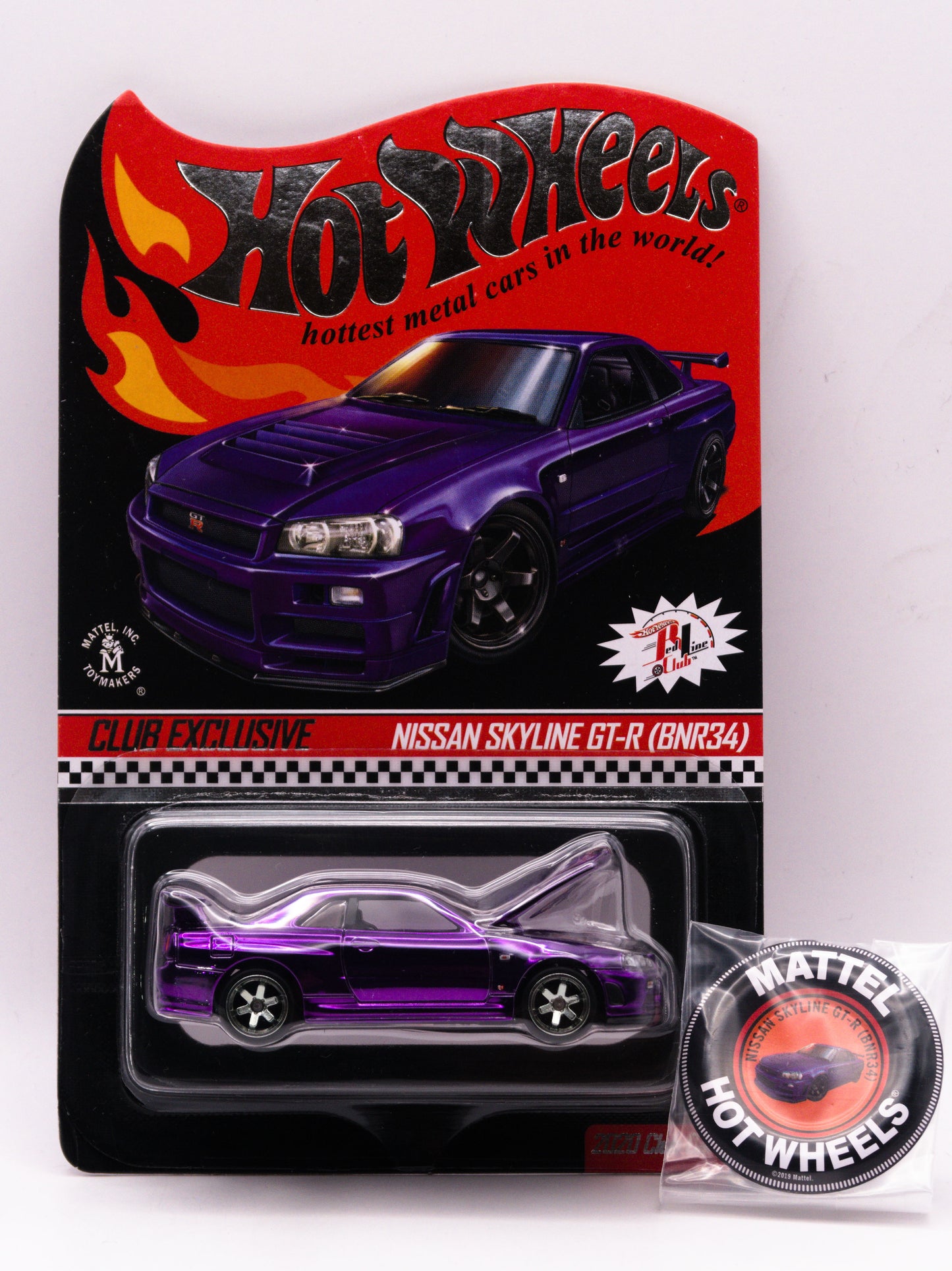 Red Line Club RLC Nissan Skyline GT-R R34 Fioletowy