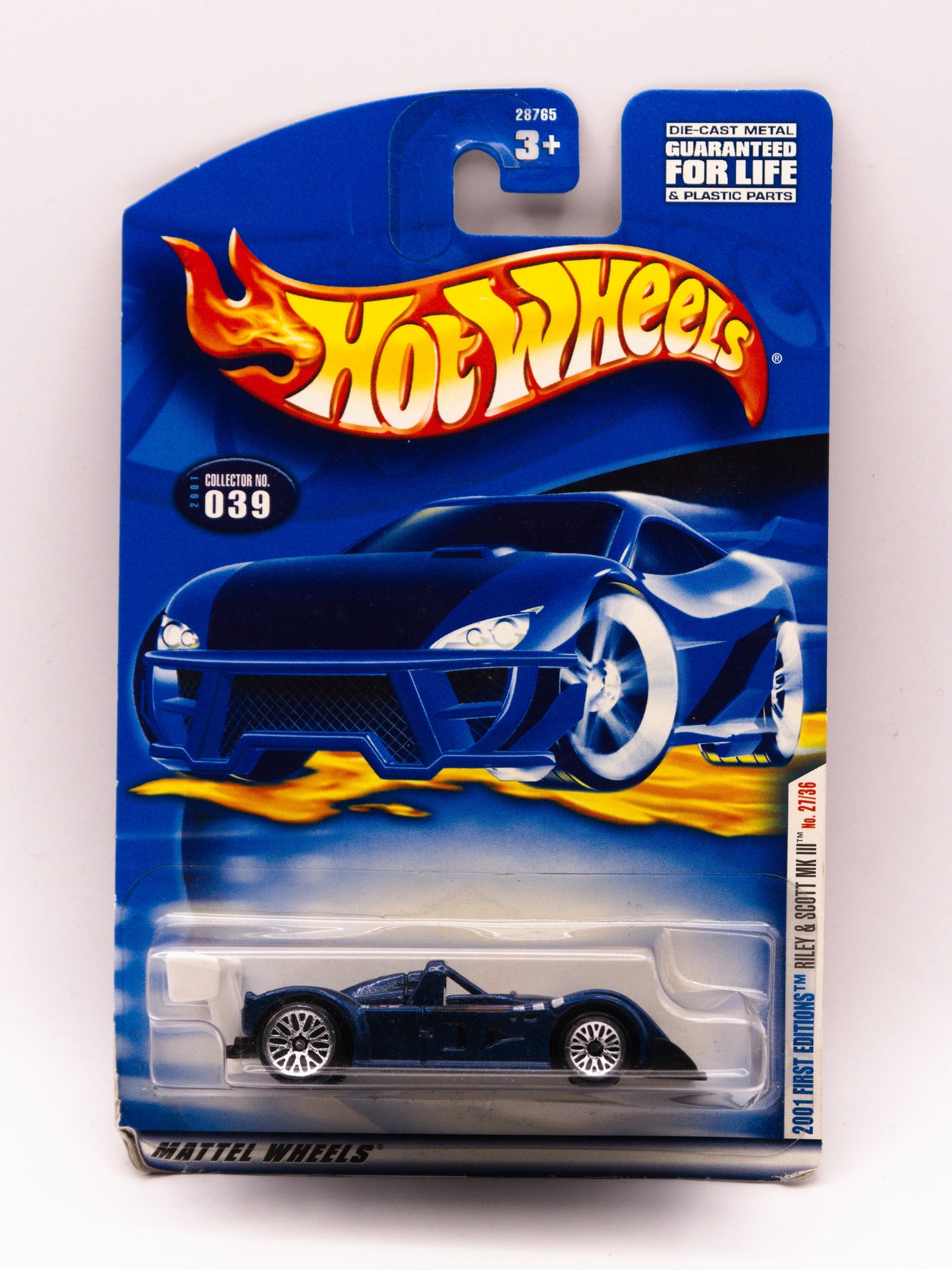 Riley & Scott MK III Niebieski *Róg Karty+Blister