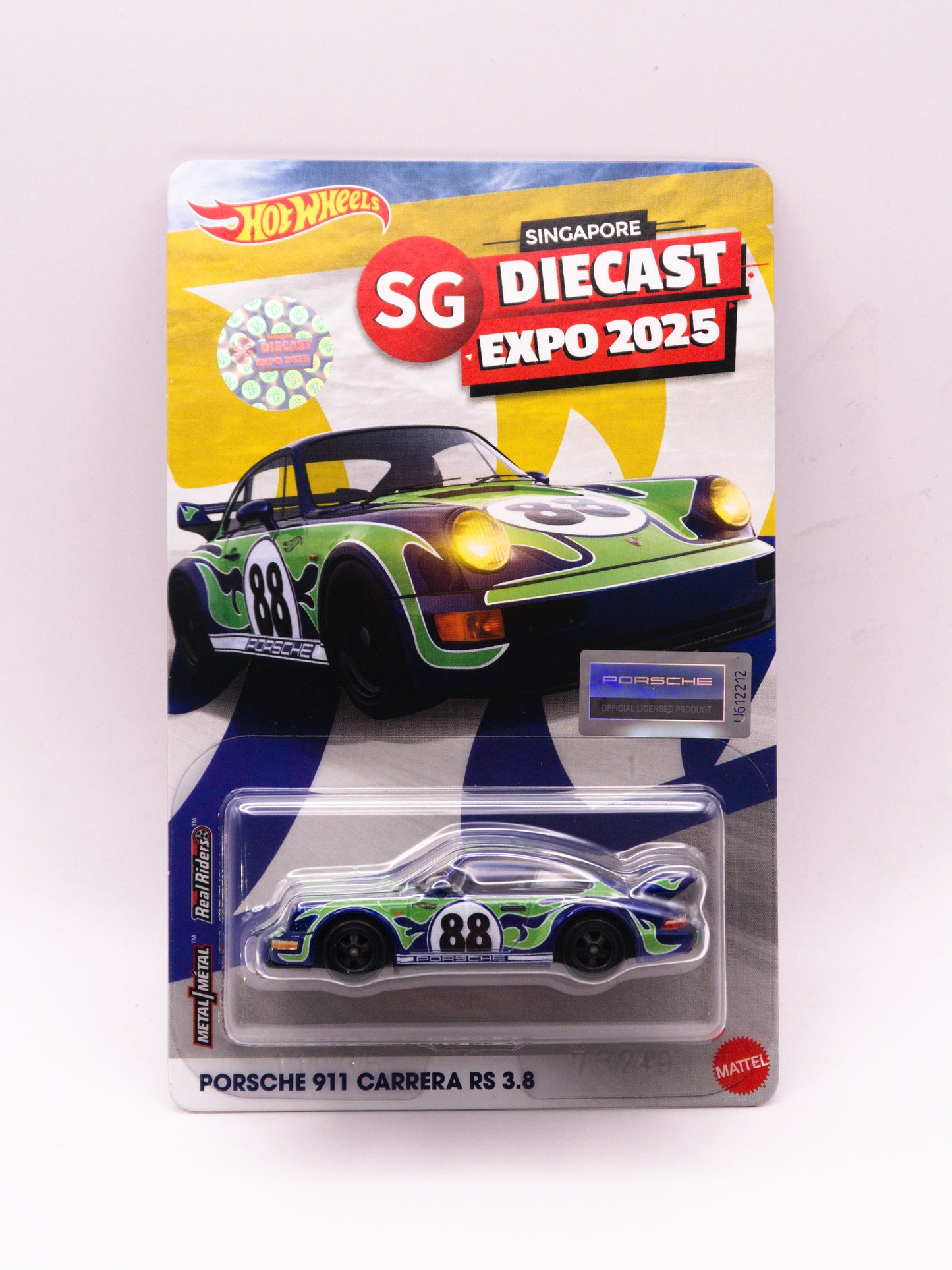 Hot Wheels Singapore Convention 2025 Porsche 911 Carrera RS 3.8 Fioletowy PARA