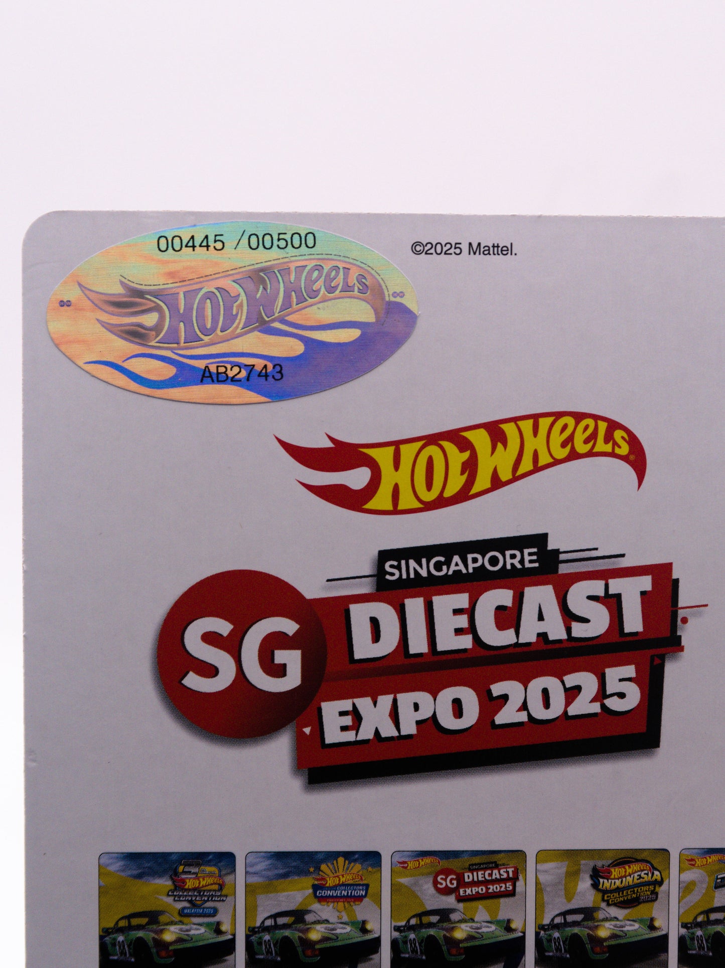 Hot Wheels Singapore Convention 2025 Porsche 911 Carrera RS 3.8 Fioletowy PARA