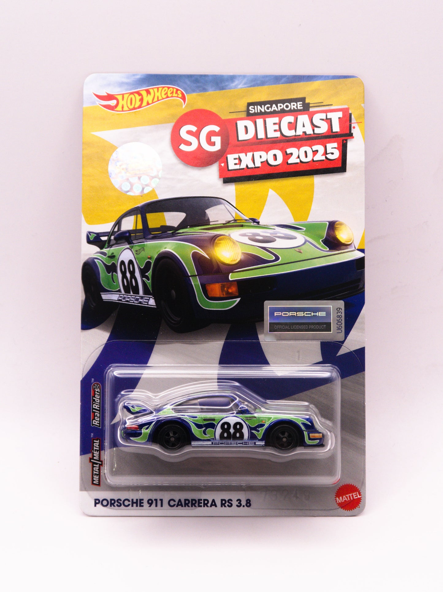 Hot Wheels Singapore Convention 2025 Porsche 911 Carrera RS 3.8 Fioletowy PARA