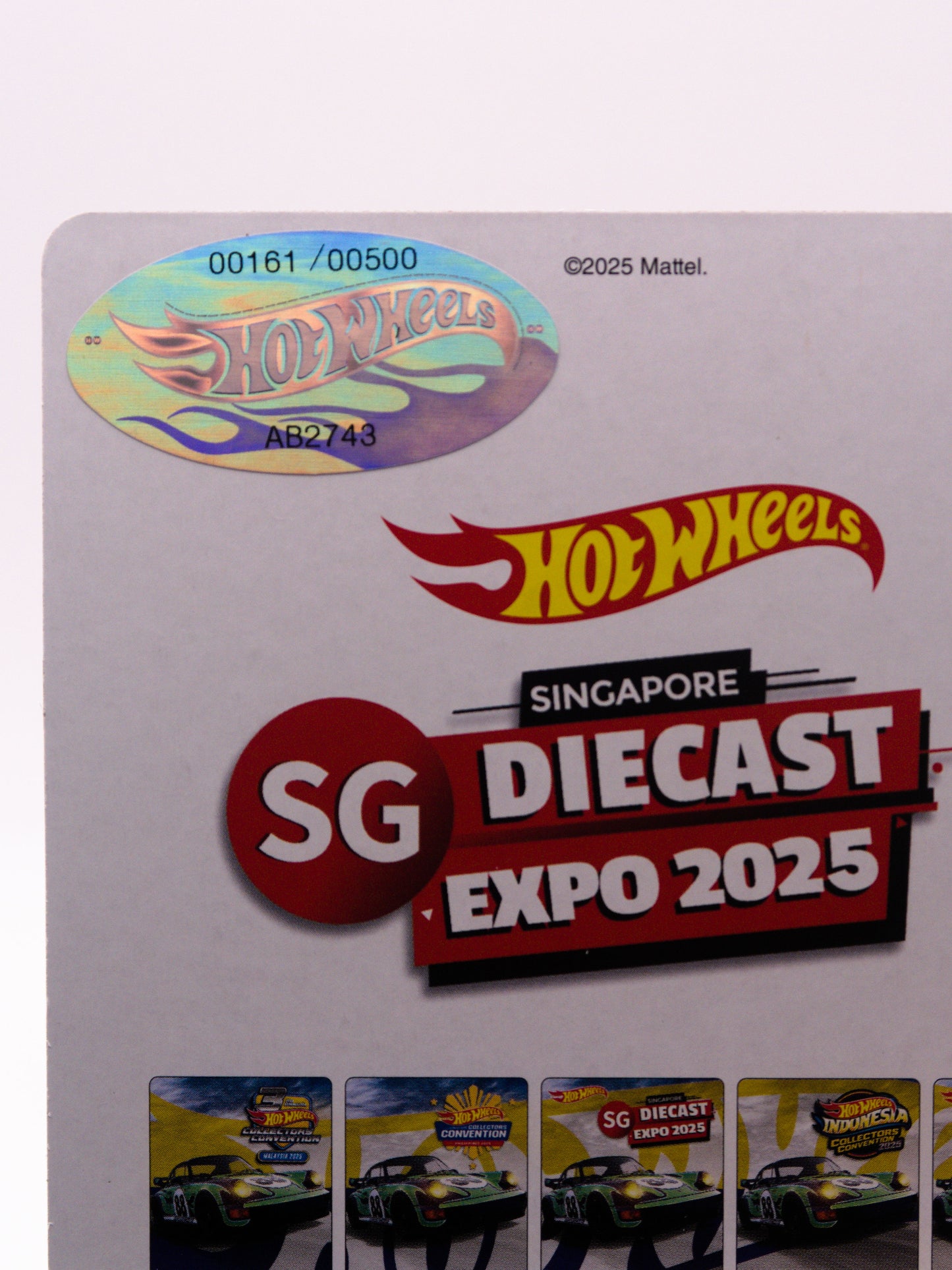 Hot Wheels Singapore Convention 2025 Porsche 911 Carrera RS 3.8 Fioletowy PARA