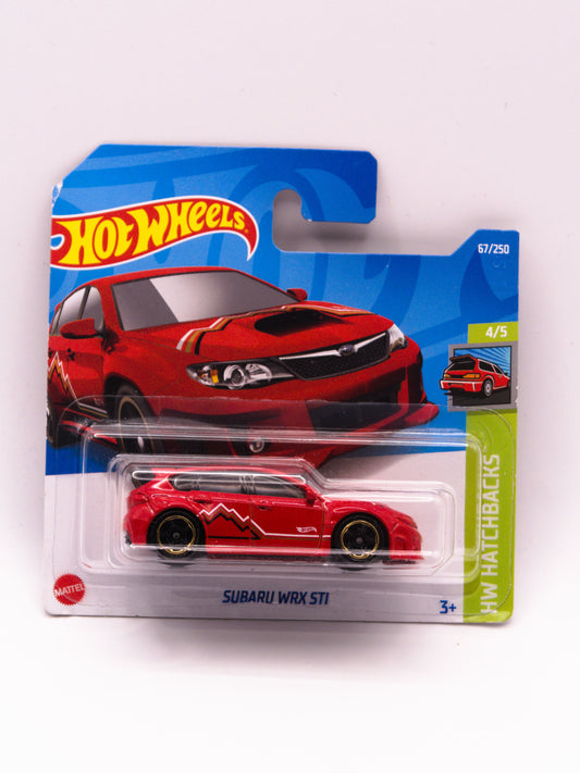 Subaru WRX STI Czerwony