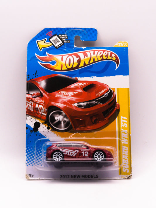 Subaru WRX STI Czerwony *Uszkodzona Karta