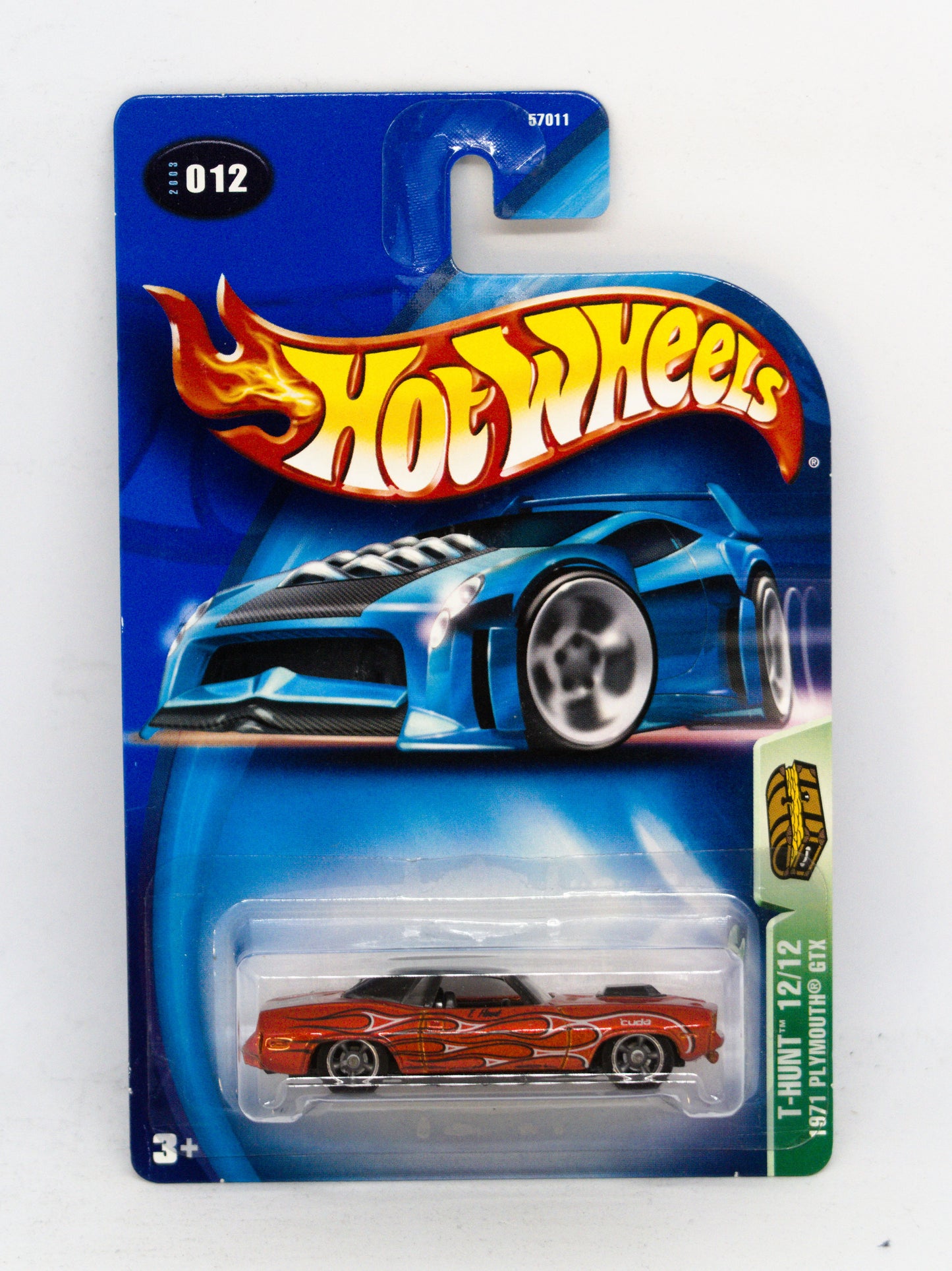 Super Treasure Hunt 1971 Plymouth GTX Czerwony