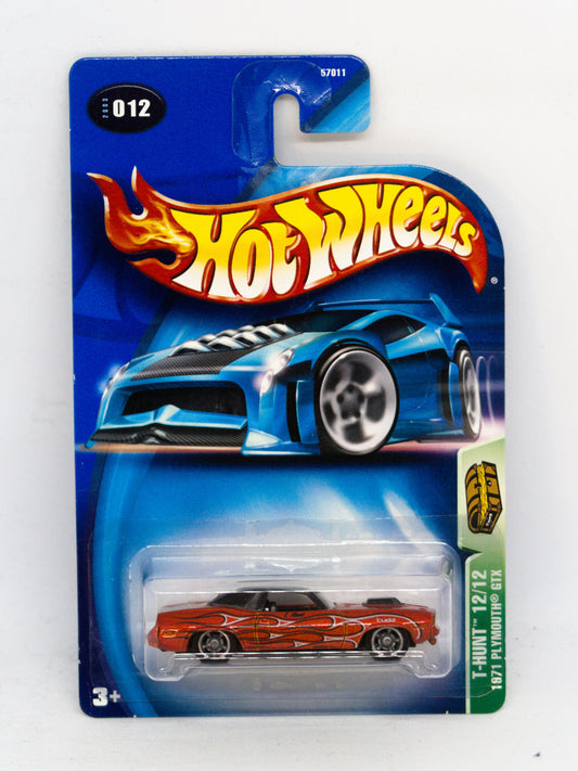 Super Treasure Hunt 1971 Plymouth GTX Czerwony