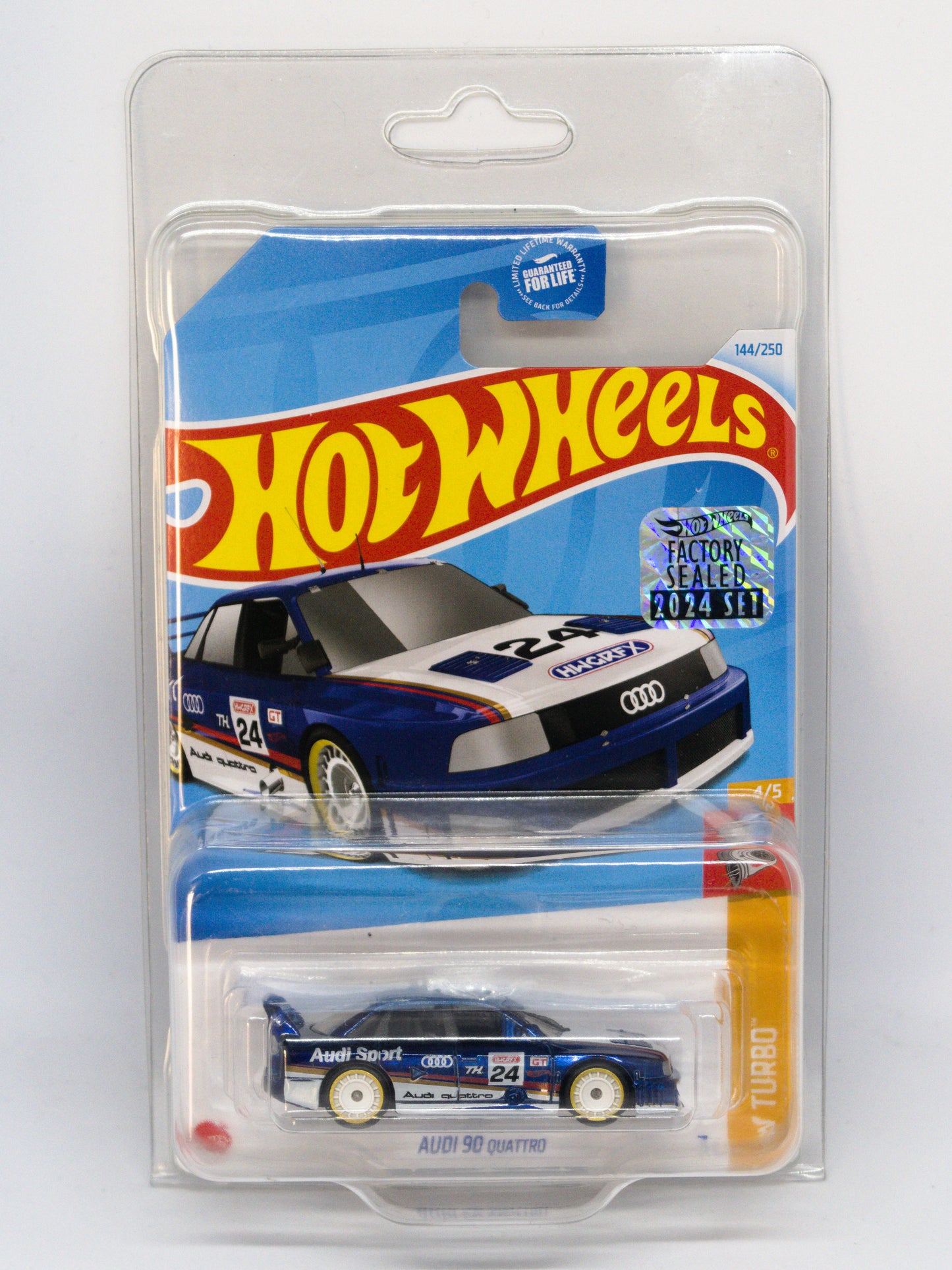 Super Treasure Hunt Audi 90 Quattro Niebieski Factory Sealed