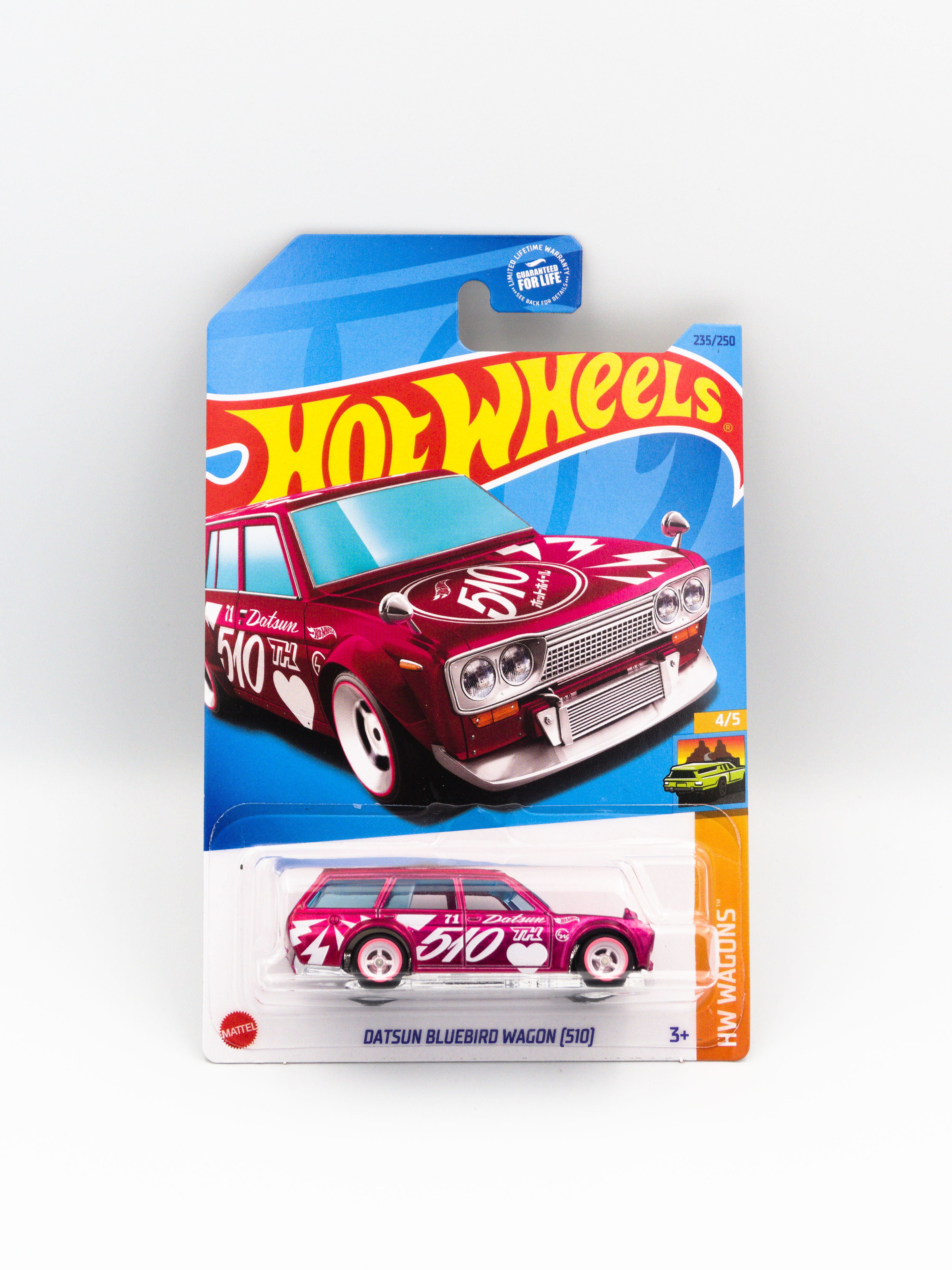 ホットウィール　Datsun Bluebird Wagon スーパートレジャー Super Treasure Hunt Datsun Bluebird Wagon 510 Różowy – Skalper