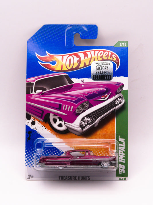 '58 Impala Różowy Super Treasure Hunt Factory Sealed *Blister