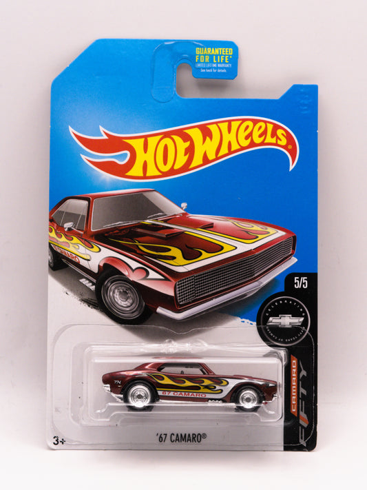 Super Treasure Hunt STH '67 Camaro Czerwony